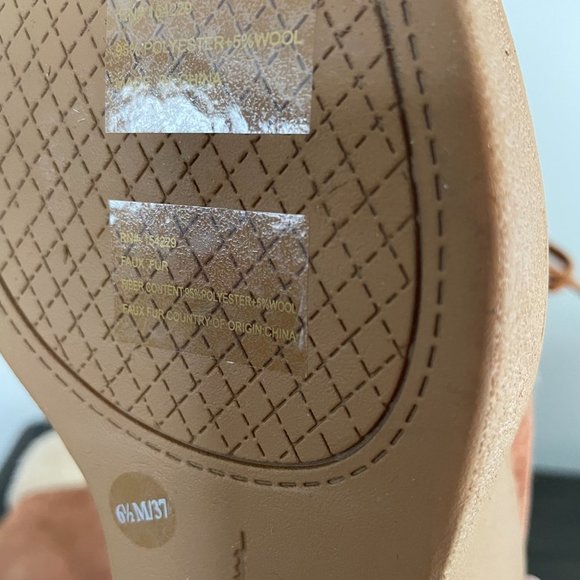 JESSICA Simpson Maelyn Lace-Up Suede Sherpa Platform Wedge Hiker Boots 6.5 - Picture 12 of 13